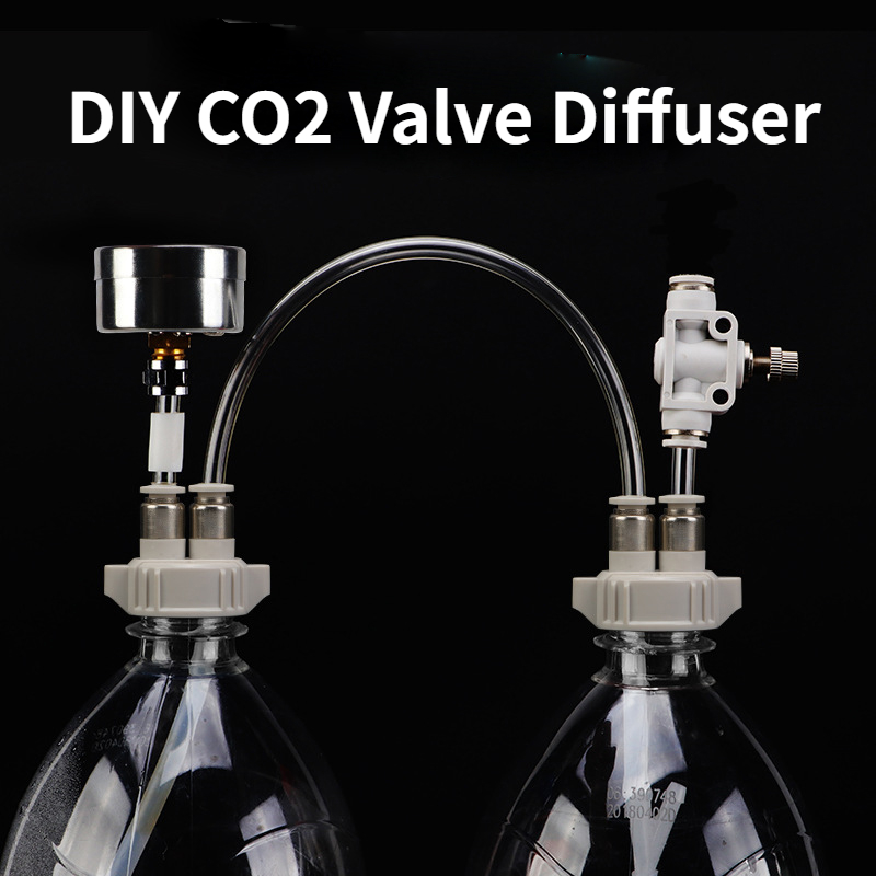DIY CO2 バルブディフューザー水族館供給水槽水草自家製 - Aquarium Liquid Carbon のレビューと価格