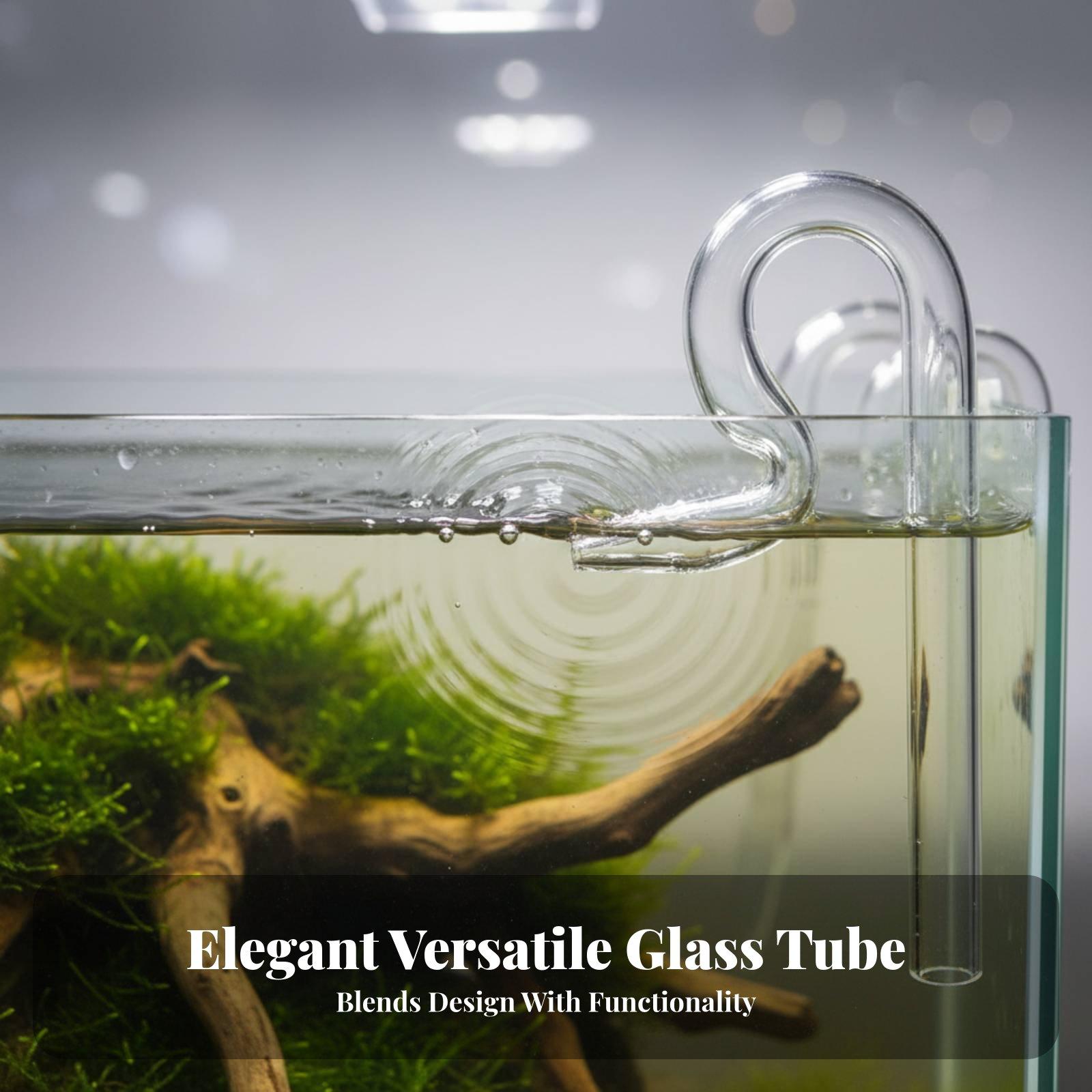 水槽用スカイマー。透明なホウケイ酸ガラス製パイプと、表面から - Aquarium Planted Tank Filter のレビューと価格