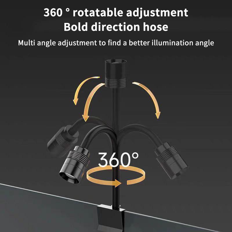 3W 南米産水槽スポットライト 3色LED水槽ランプ フォー - Aquarium Plant Light のレビューと価格