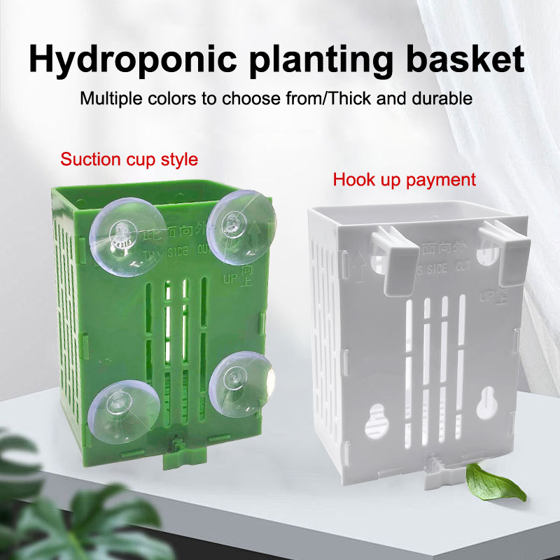 ハンギングサクションカップフック水族館植物ホルダー、プラスチ - Plant Aquarium Pot のレビューと価格