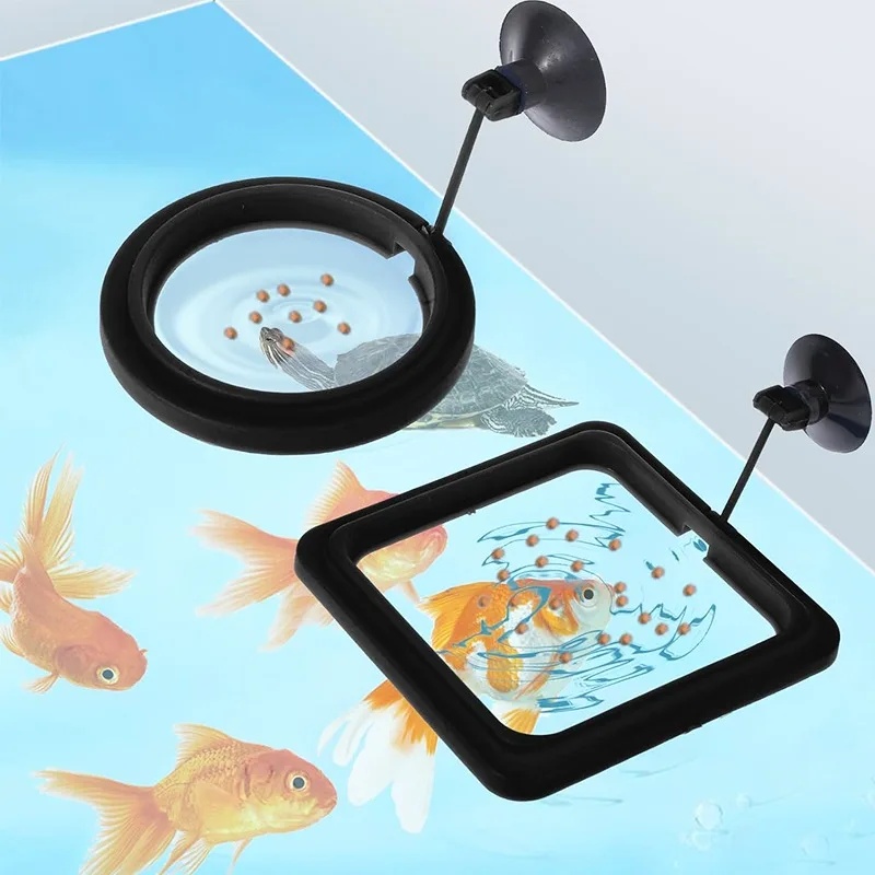 水槽用餌入れリング、水槽用フローティングフードトレイフィーダ - Aquarium Fertilizer のレビューと価格