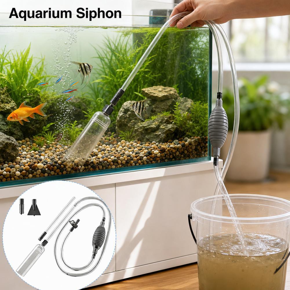 水槽用魚タンク水交換ポンプ、糞便吸引砂洗浄機、下水サイフォン - Planted Aquarium Cleaning のレビューと価格