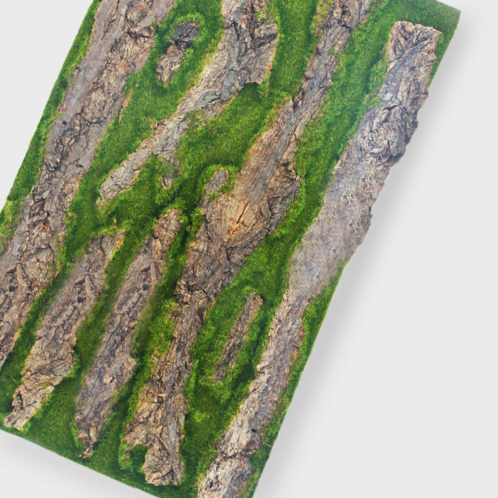 3D水槽背景ボード、リアルな樹皮と苔の装飾、爬虫類用タンクの - Aquarium Moss のレビューと価格