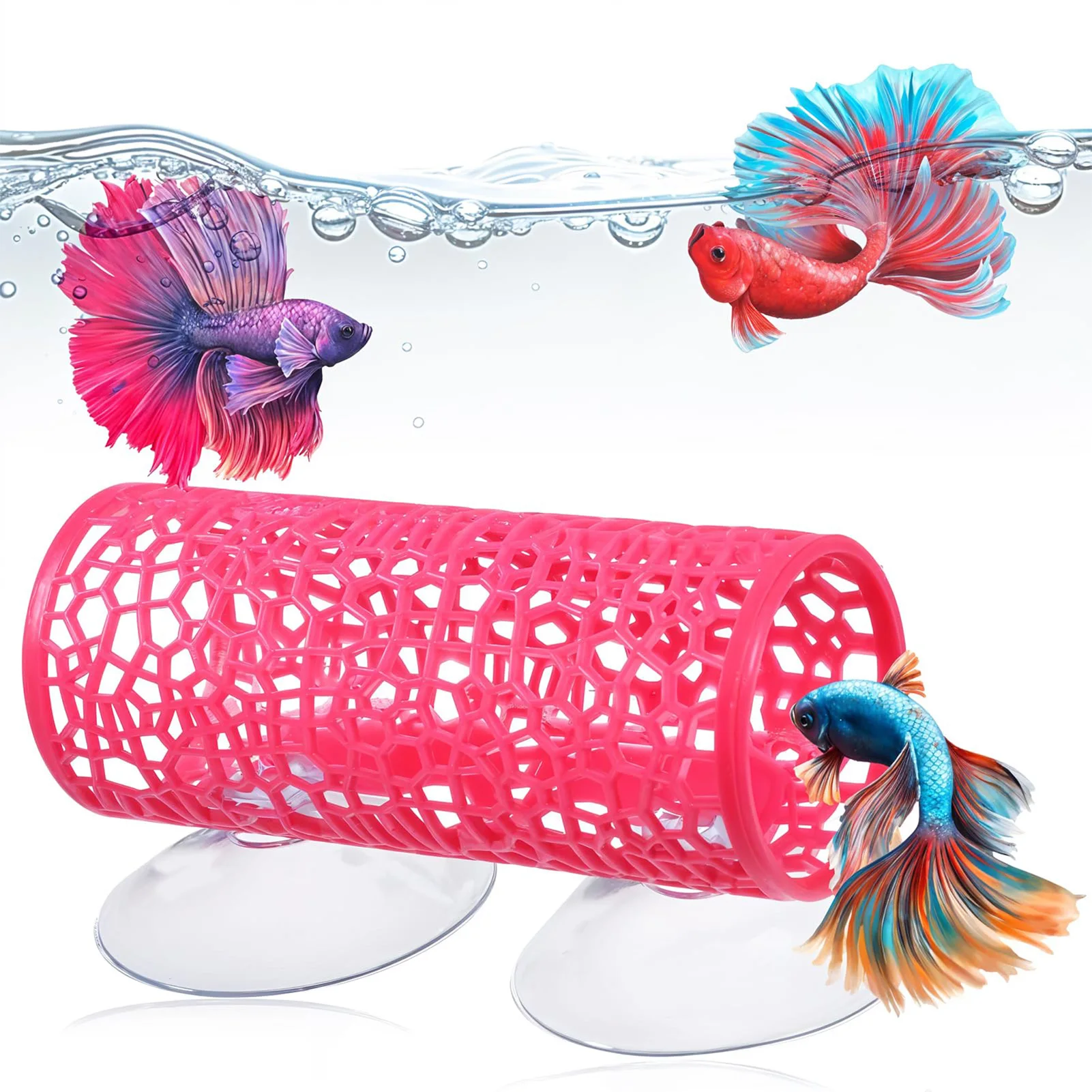水槽用魚トンネルおもちゃ ベタ魚トンネル隠れ家＆遊び場の洞窟 - Aquarium Fertilizer のレビューと価格