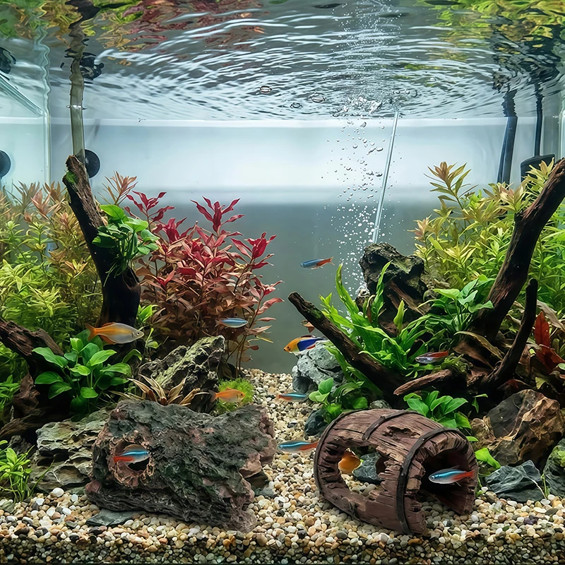 3個入り 水槽用 レジン製装飾品 穴窟型エビ隠れ家 水槽・テ - Aquarium Plant Substrate のレビューと価格