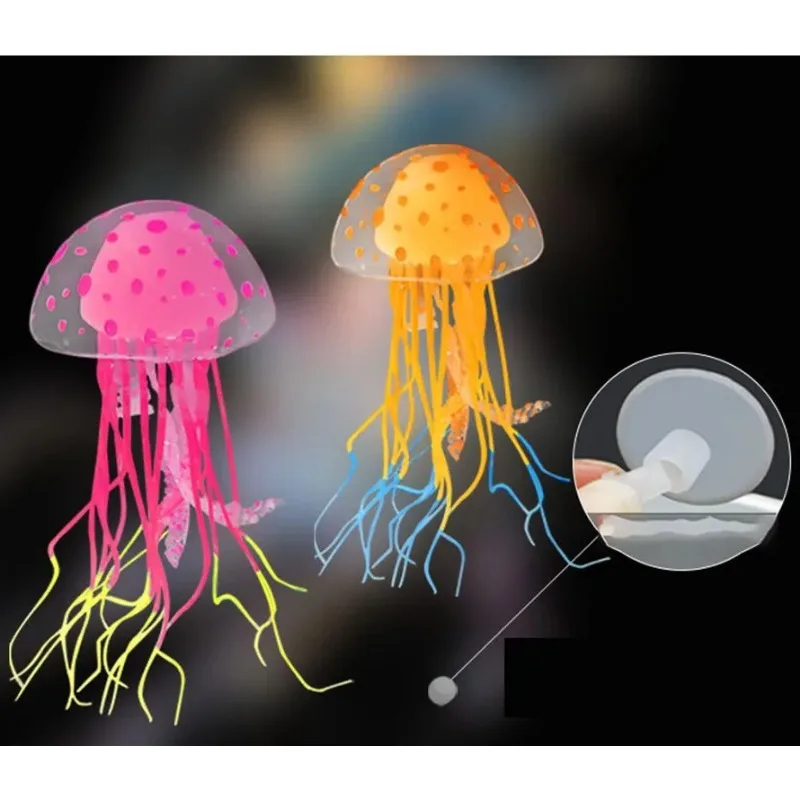 人工水泳発光クラゲ水族館の装飾水槽水中生きた植物発光飾り水生 - Live Plant Aquarium のレビューと価格