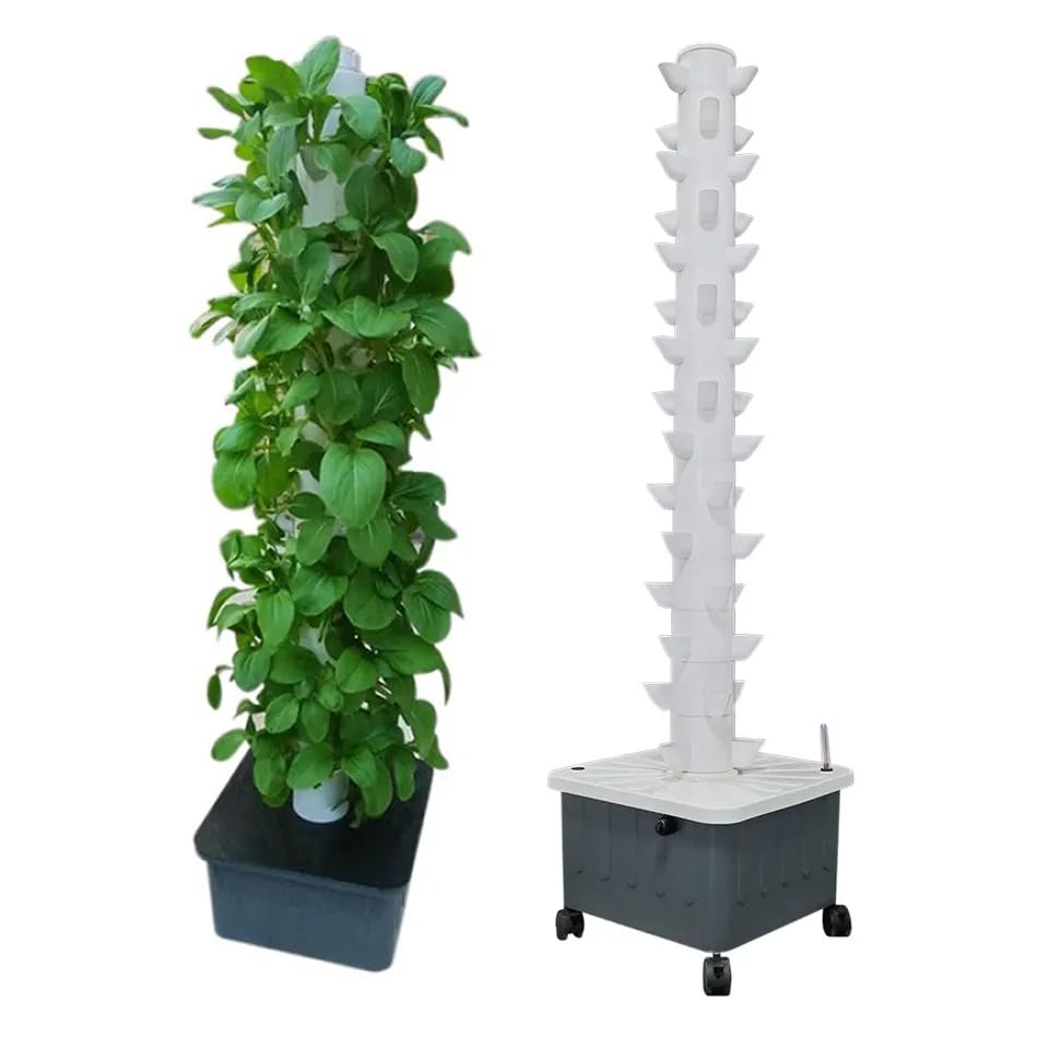 垂直水耕栽培タワー エアロポニックタワー ハーブ、果物、野菜 - Planted Tank のレビューと価格