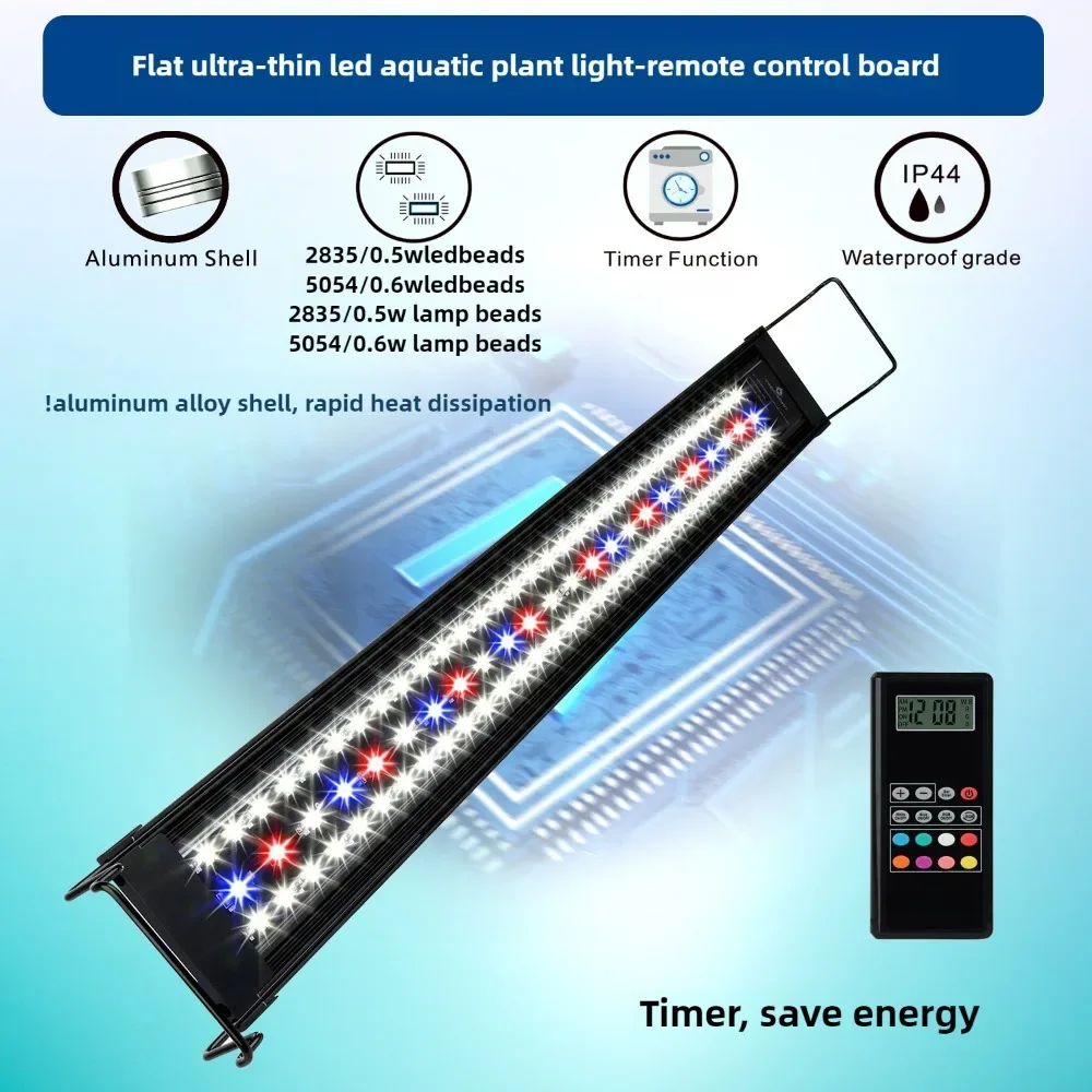 LED プログラム可能な水族館ライト、リモコン LED 水生 - Planted Aquarium Algae Control のレビューと価格