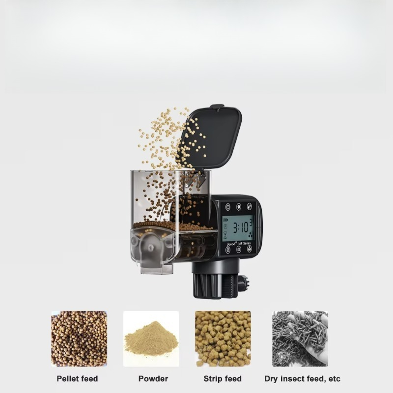 スマート自動給餌器。デジタルタイマーで給餌時間を設定可能。魚 - Aquarium Fertilizer のレビューと価格